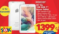 REEDER M7 GO 1GB 8GB 7’’ BEYAZ TABLET